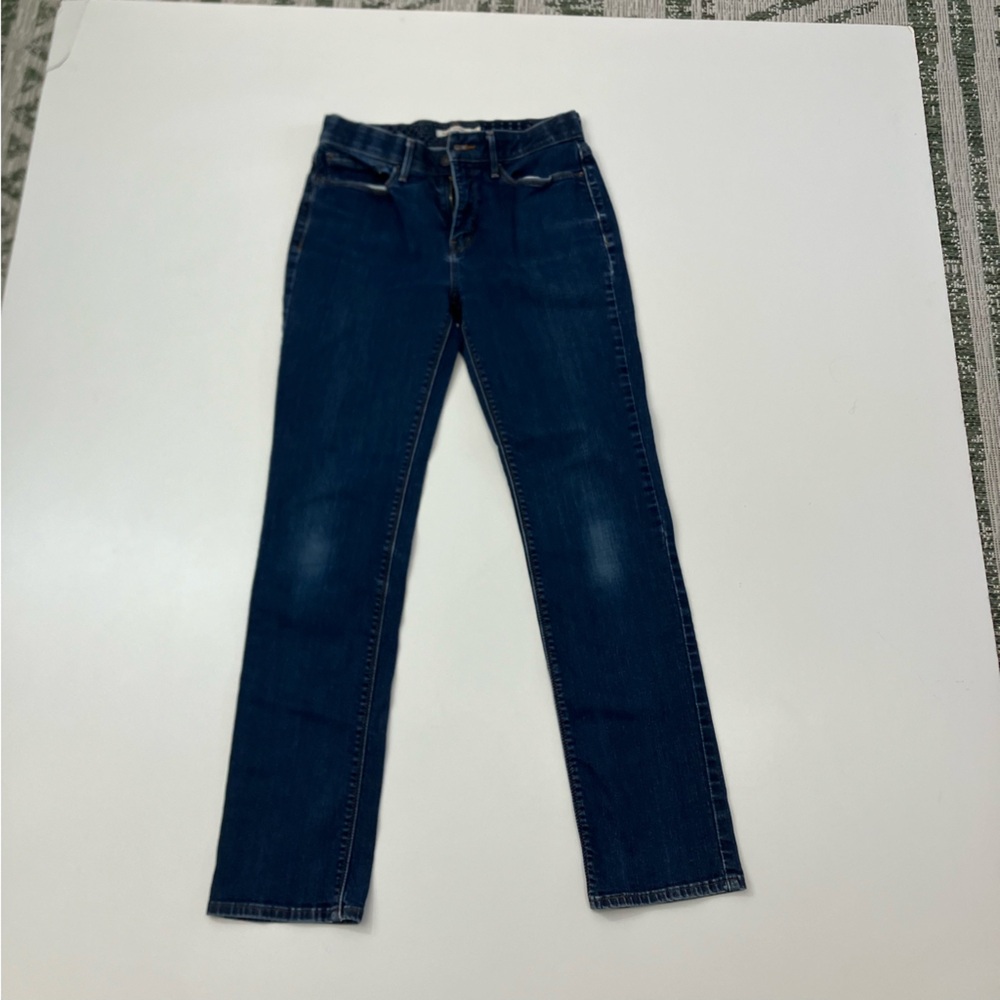 Levi's Dark Blue Straight Leg Women's Jeans